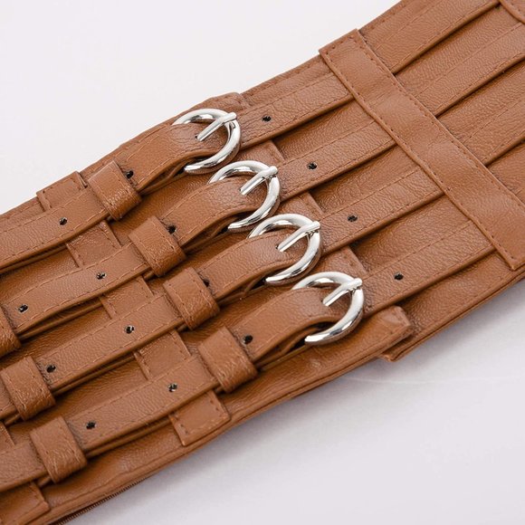 Women\'s Elastic Stretch Waist Belt Wide Waistband main image 6